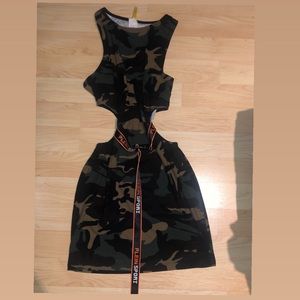 Camo Mini Dress